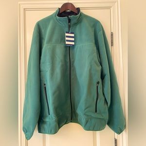 Fleece Lands’ End men’s Marinac jacket. NWT.  XXL